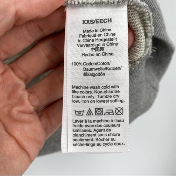 NEW J. Crew Garment Dyed V-Neck Hoodie Sweatshirt - Picture 10 of 13